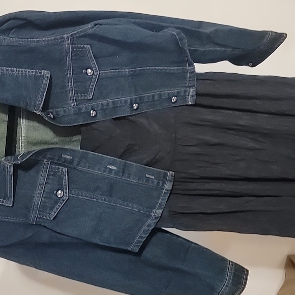 Maxi dress with Denim jacket - Picture 4 of 4